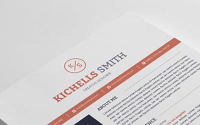 Kichells Smith Word CV-sjabloon