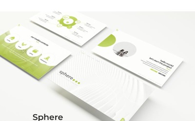 Modèle PowerPoint de sphère