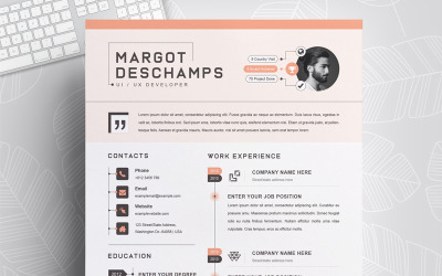 Modello di curriculum Margot