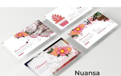 Nuansa - шаблон Keynote