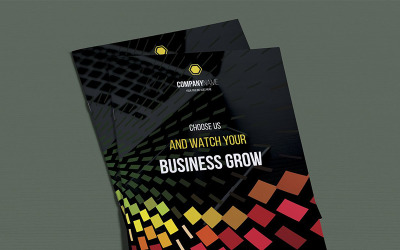 Colorful Bifold Brochure - Corporate Identity Template