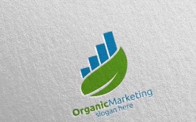 Marketing Financieel adviseur 5 Logo ontwerpsjabloon