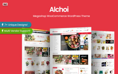Alchoi - Megastore Marketplace Motyw WordPress WooCommerce