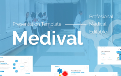 Medival Health Presentation Vollständig animierte PowerPoint-Vorlage