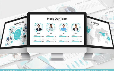 Omega - Networking Template PowerPoint №95965
