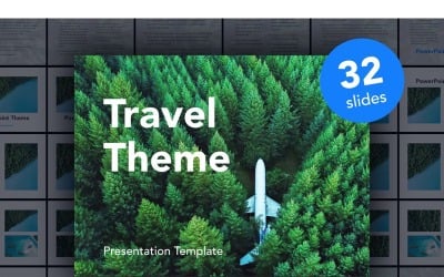 Шаблон PowerPoint заядлого путешественника