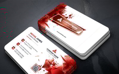 Abstraktní vizitka - šablona Corporate Identity