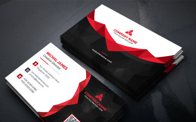 Geometric Business Card - Corporate Identity Template
