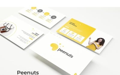 Modèle PowerPoint de cacahuètes