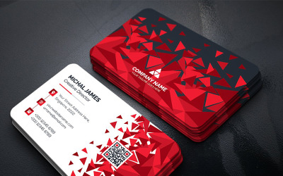 Abstraktní vizitka - šablona Corporate Identity