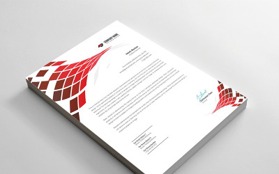 Abstract Letterhead - - Corporate Identity Template