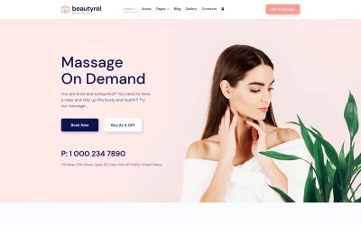 "Beautyrel - Beauty Salon" thème Joomla adaptatif #96295