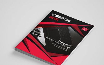 Geometric Bifold Brochure - Corporate Identity Template