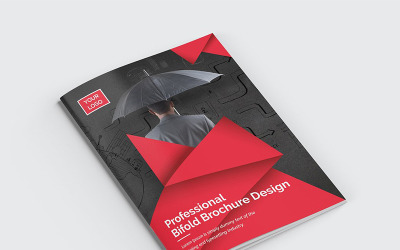 Origami Bifold Brochure - Corporate Identity Template