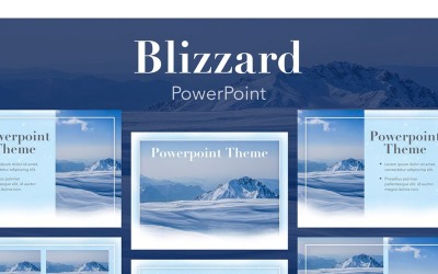 Blizzard PowerPoint sablon