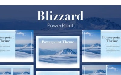 Blizzard Шаблон PowerPoint