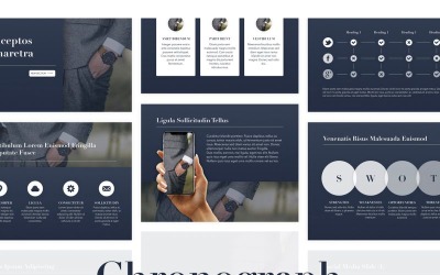 Chronograph PowerPoint template