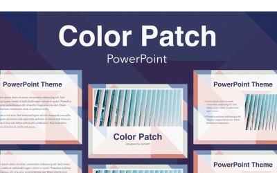 Modèle PowerPoint de patch de couleur