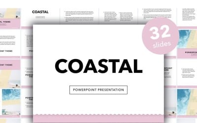 Прибрежный шаблон PowerPoint