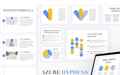 Azure Hyphens - Keynote template