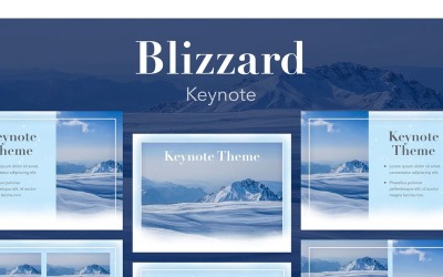 Blizzard - шаблон Keynote