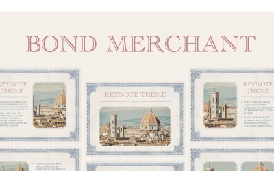Bond Merchant - шаблон Keynote
