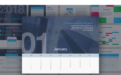 Calendario: modello di Keynote