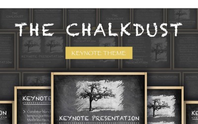 Chalkdust - Modèle Keynote