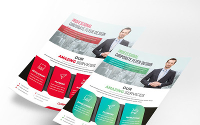 Clean Modern Flyer - шаблон фірмового стилю