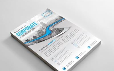 Curvy Modern Flyer - Corporate Identity Template