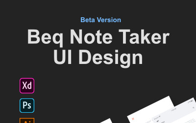 Beq Note Taker UI Design UI Elements #96530