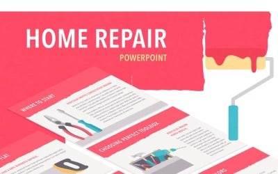 Flat Tools PowerPoint template