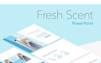 Fresh Scent PowerPoint template