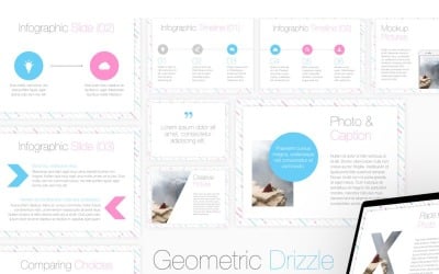 Geometric Drizzle - Keynote template
