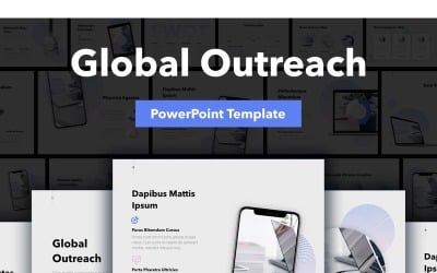 Global Outreach PowerPoint template
