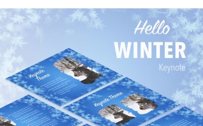 Hello Winter - Modello di Keynote