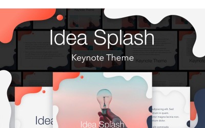 Idea Splash - Modèle Keynote