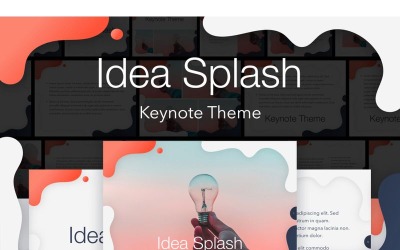 Idea Splash - szablon Keynote