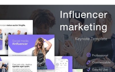Influencer Marketing - Keynote-Vorlage