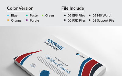 Mahdi Achievement Certificate Template