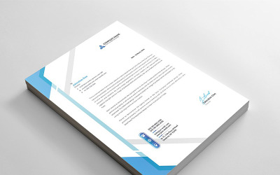 Membrete moderno - Plantilla de identidad corporativa