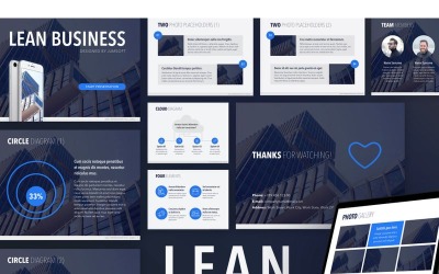 Modello PowerPoint snello
