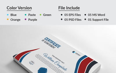 Prémium Mahdi Achievement Certificate Template 96524
