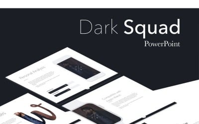 Темний загін шаблон PowerPoint