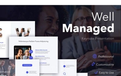 Bem gerenciado - modelo Keynote