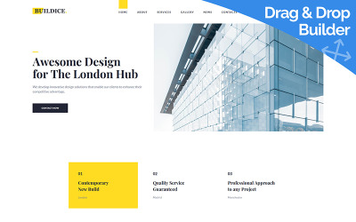 Buildice - Arkitektur Moto CMS 3-mall
