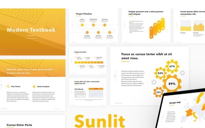 Iluminado por el sol - Plantilla de Keynote