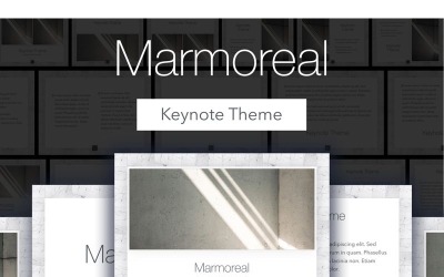 Marmoreal - Keynote şablonu