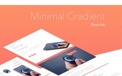 Minimal Gradient - Keynote template