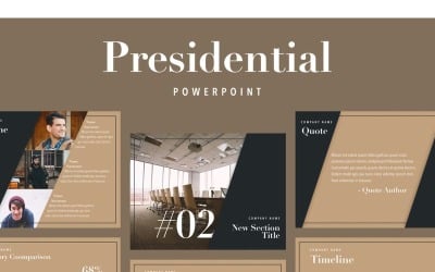 Modelo de PowerPoint presidencial